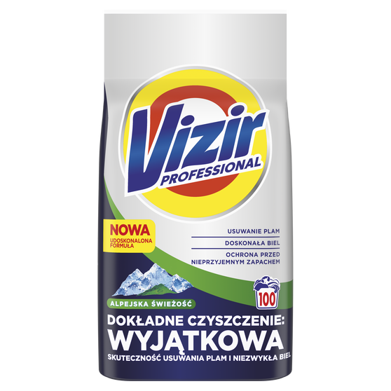 Vizir Professional Proszek do prania Alpine Fresh 100 prań 5,5 kg