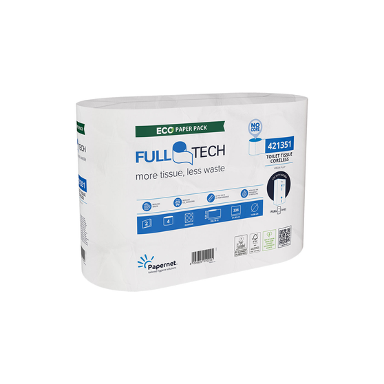 Papernet Full Tech 421351 — papier toaletowy bezgilzowy 104,78 m, 20 rolek