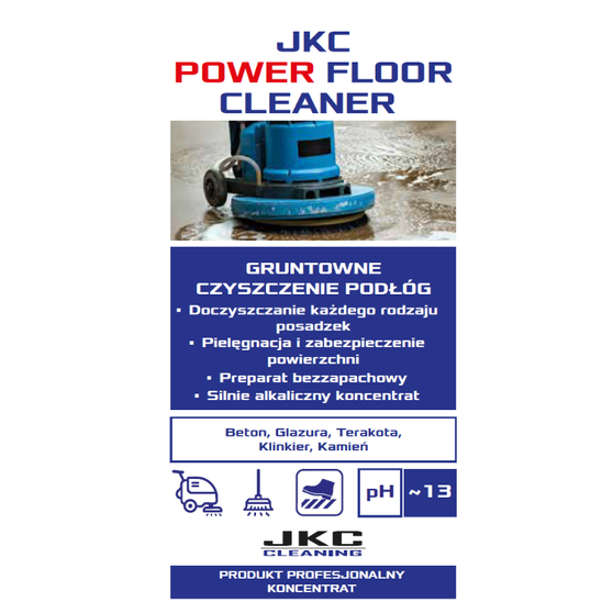 JKC POWER FLOOR CLEANER 1 l — gruntowne mycie podłóg