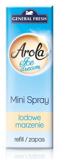 General Fresh Arola Mini Spray wkład do odświeżacza Ice Dream 15 ml