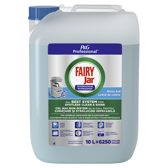 Fairy Professional JAR Rinse Aid nabłyszczacz do zmywarek 10 l