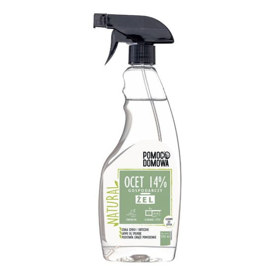 Pomoc Domowa Natural Ocet gospodarczy 14% w żelu 500 ml